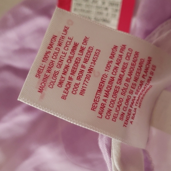 Xhilaration Purple & White Tie Dyed Strappy Halter Swimsuit Cover-up Size S - Picture 6 of 8